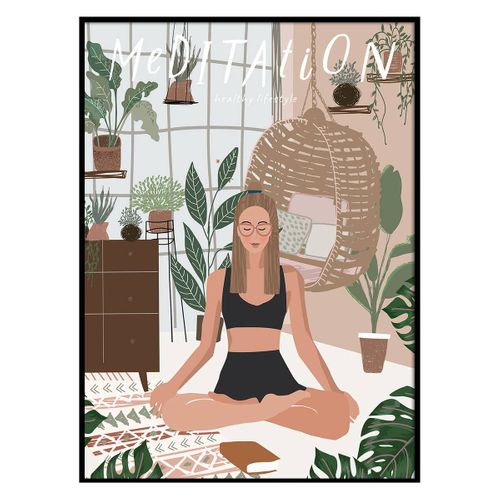 Toile Imprimée "bianca" 50x70cm