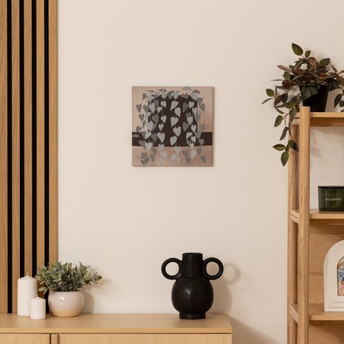 Toile Imprimée "jennifer" 28x28cm Multicolore