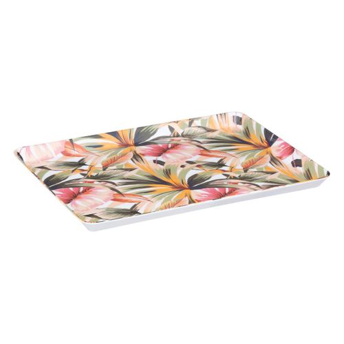 Plateau De Service Déco Exotique 30 X 22 Cm
