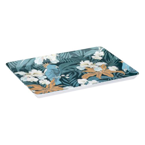Plateau De Service Déco Exotique 30 X 22 Cm