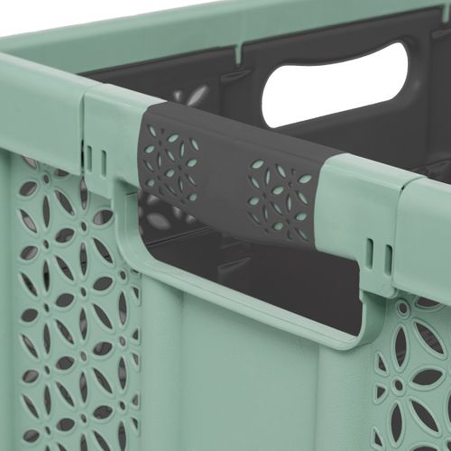 Caisse De Rangement Pliable Avec Poignées Soft Touch 32l