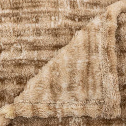 Plaid Flanelle En Relief 125 X 150 Cm