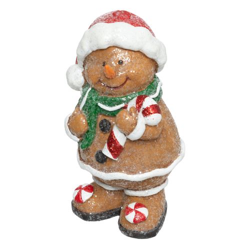 Déco De Noël Bonhomme De Neige En Résine H 13.5 Cm