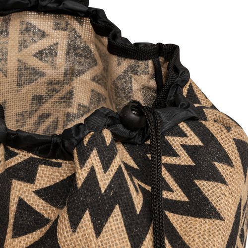 Chariot De Courses 6 Roues En Acier Et Toile En Jute Capacité 33 L