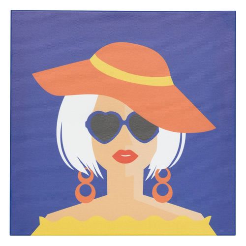 Toile Imprimée "natty" 28x28cm