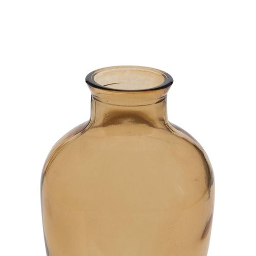 Soliflore En Verre Coloré H 11.2 Cm