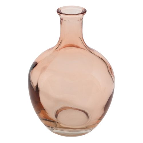 Soliflore En Verre Coloré H 11.2 Cm