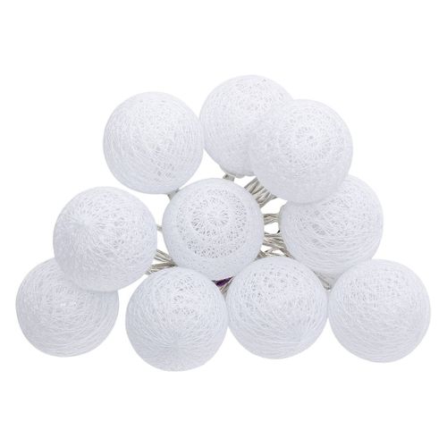 Guirlande LED à Pile "tara" 10 Boules Lumineuses L165cm