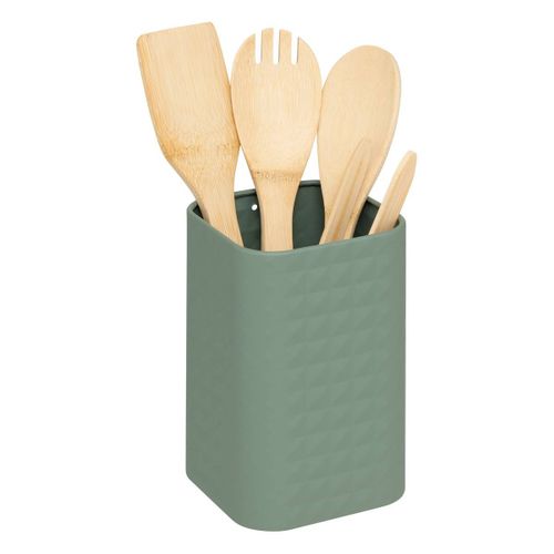 4 Ustensiles De Cuisine Avec Pot De Rangement