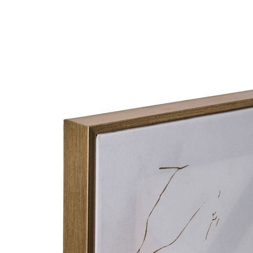 Toile Imprimée Papillon Hilo 60x60 Cm - Gris