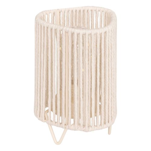 Lampe LED Batterie Oda Blanc H17cm