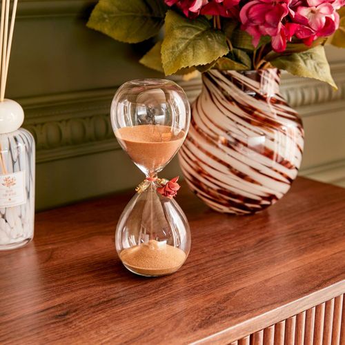 Sablier Belli H.20cm Verre Assorti