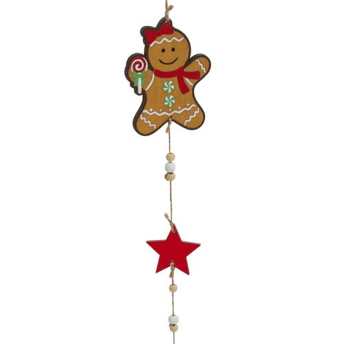 Guirlande De Noël Pain D'épice Avec Déco L 180 Cm