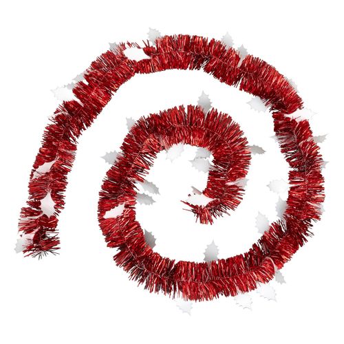 Guirlande De Noël Large 15 Cm Déco Feuilles De Houx Longueur 2 Mètres