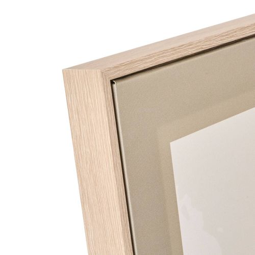 Toile Imprimée Encadrée Marlow Noir Et Blanc 116x58cm