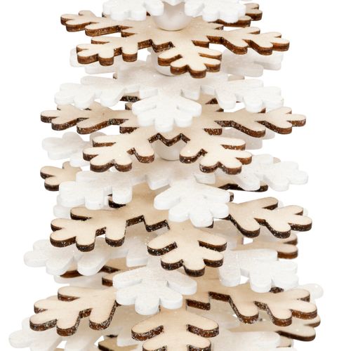 Sapin De Noël En Bois Blanc Et Naturel H 46 Cm