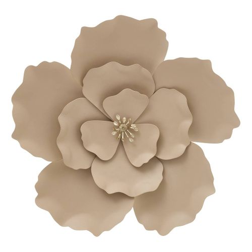 Décoration Murale Flok 29x29cm Beige