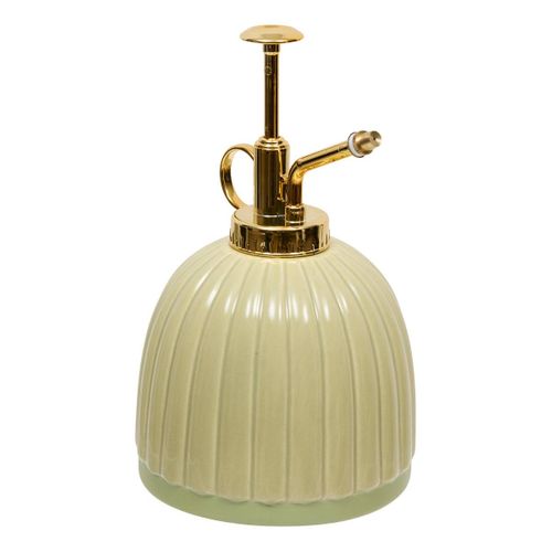 Pulvérisateur Pour Fleur Vert En Dolomite 10,7x10,7x17,5cm