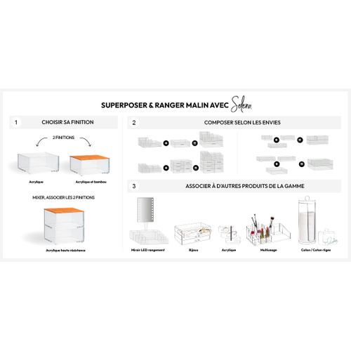 Distributeur  à Coton Avec Couvercle En Bambou