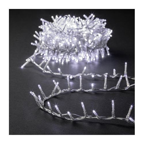 Guirlande Lumineuse Extérieur 18 M 750 LED Blanc Froid Et 8 Jeux De Lumière