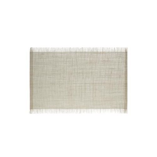 Set De Table En Jute "frange" 30x45cm Beige