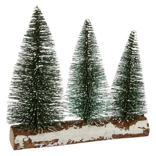 Sujet De Noël 3 Sapins S / Branche H 22 Cm