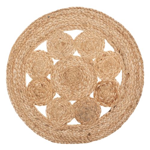 Set De Table En Jute - 38x38 Cm - Beige