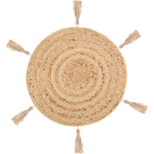 Set De Table En Jute "lurex" 38cm Naturel