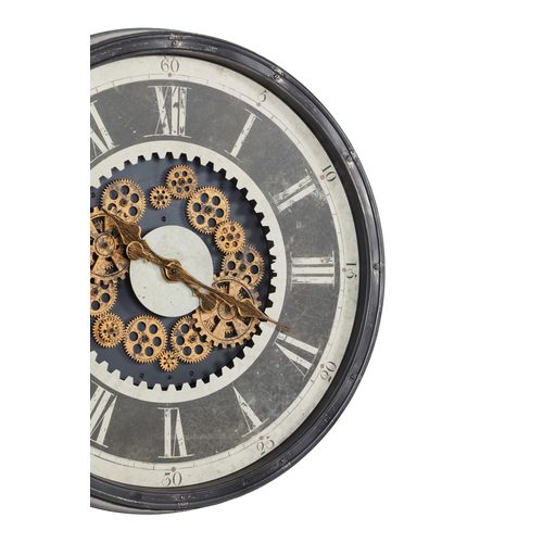 Grande Pendule Murale Style Rétro Et Vintage D 76 Cm