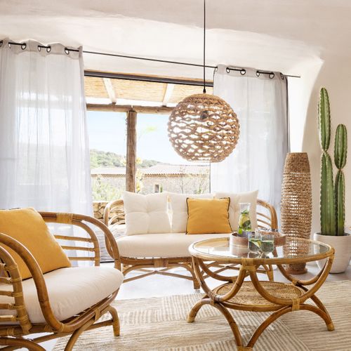 Lampadaire Arc Delia Naturel H149,5