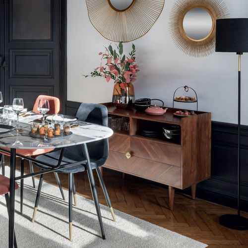 Lampadaire Arc Delia Naturel H149,5