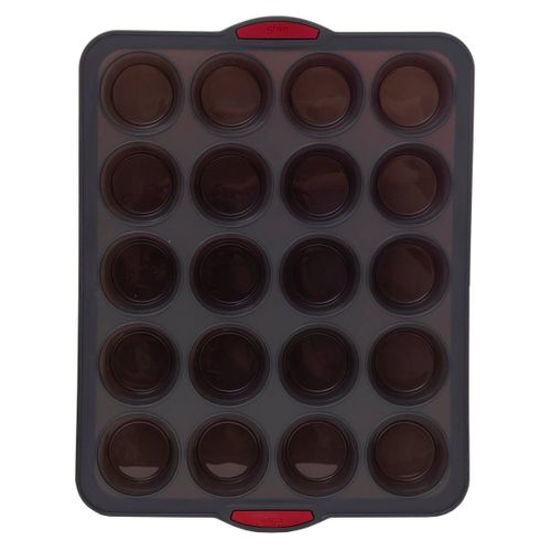 Moule 20 Muffins Silicone- Noirrouge Silitop
