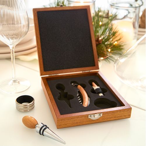 Coffret sommelier 4 pièces - Naturel