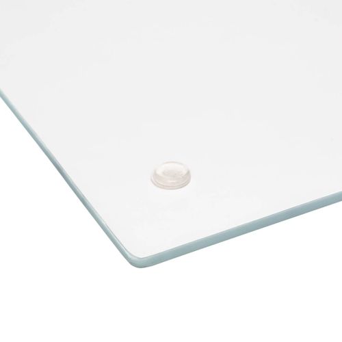 Planche Décorative En Verre 40 X 30 Marbre Blanche