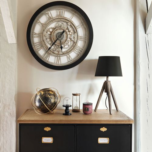 Objet Décoratif Sablier En Bois De Manguier H 15 Cm