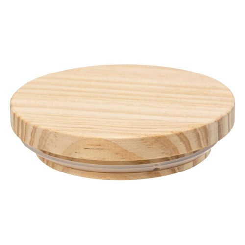 Bocal Verre à Bonbons Couvercle Bois 650ml