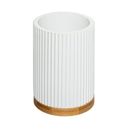 Brosse Wc Avec Support En Résine Blanc Pure