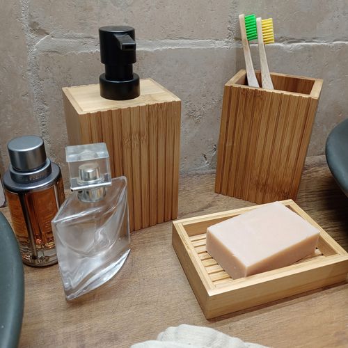 Brosse Wc Avec Support En Bambou