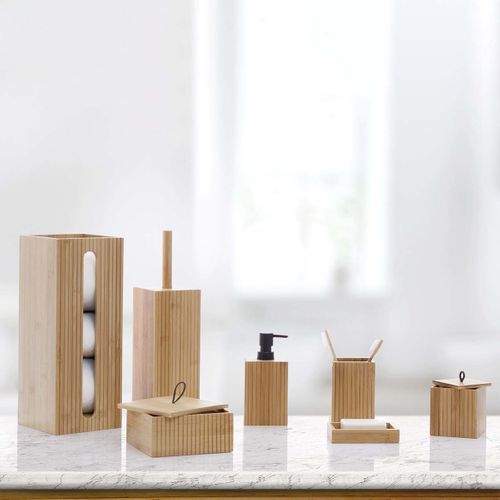 Brosse Wc Avec Support En Bambou