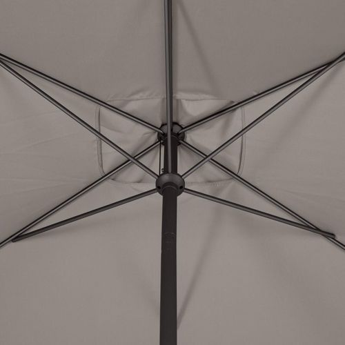 Parasol Mat Central 2x3 M Loompa Taupe Hespéride