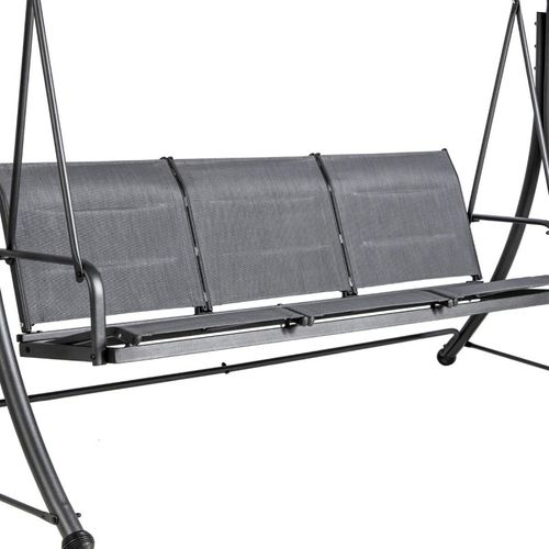 Balancelle 3 Places Ardoise Lako Hespéride