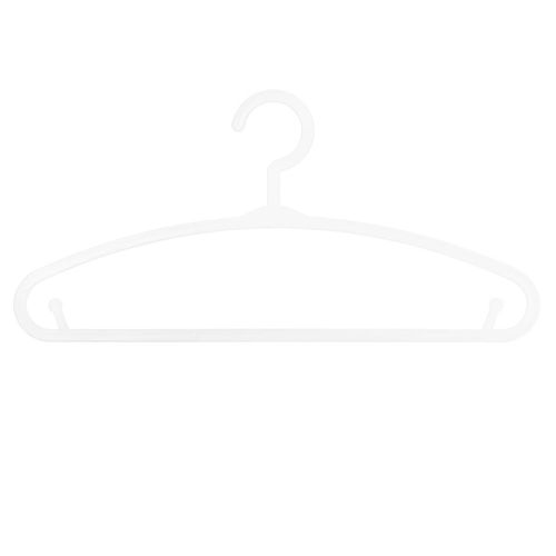 Lot De 6 Cintres Enfant - Plastique - Blanc