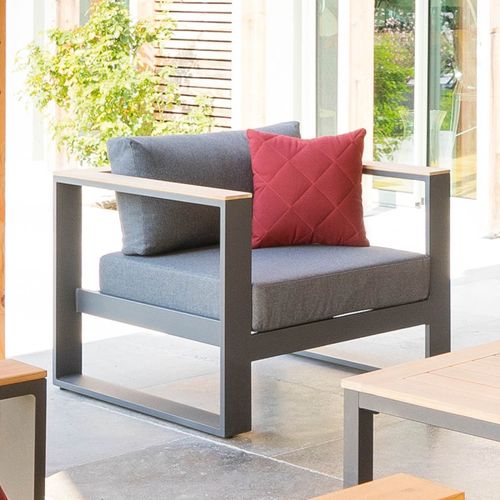 Fauteuil De Salon Emperia Graphite Hespéride