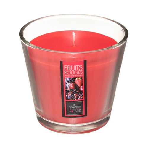 Bougie Parfumée Fruits Rouges Pot En Verre 190 G