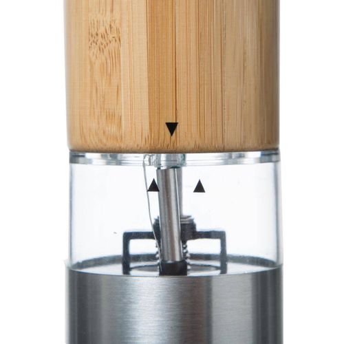 Moulin Électrique 205cm Inox Bambou