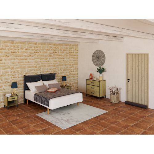 Boudin de porte POPCORN Lin, taupe, anthracite, gris