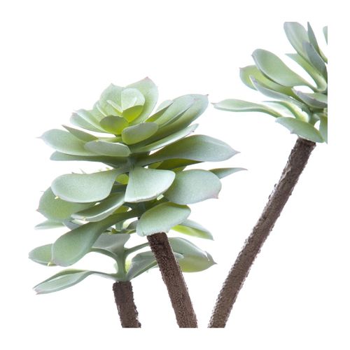 Plante Grasse Artificielle Pot En Céramique H 30 Cm