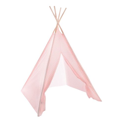 Tipi Enfant Toile Rose H 160 Cm