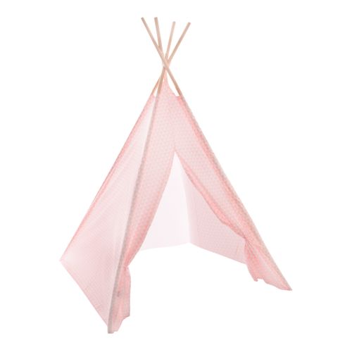Tipi Enfant Toile Rose H 160 Cm