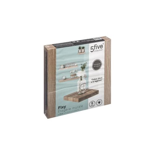 Étagère Murale 235cm - Effet Bois Naturel Fixy